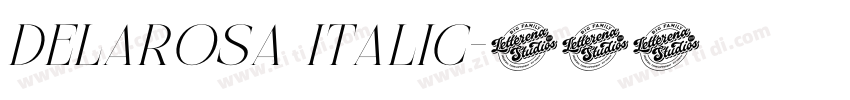 Delarosa Italic字体转换